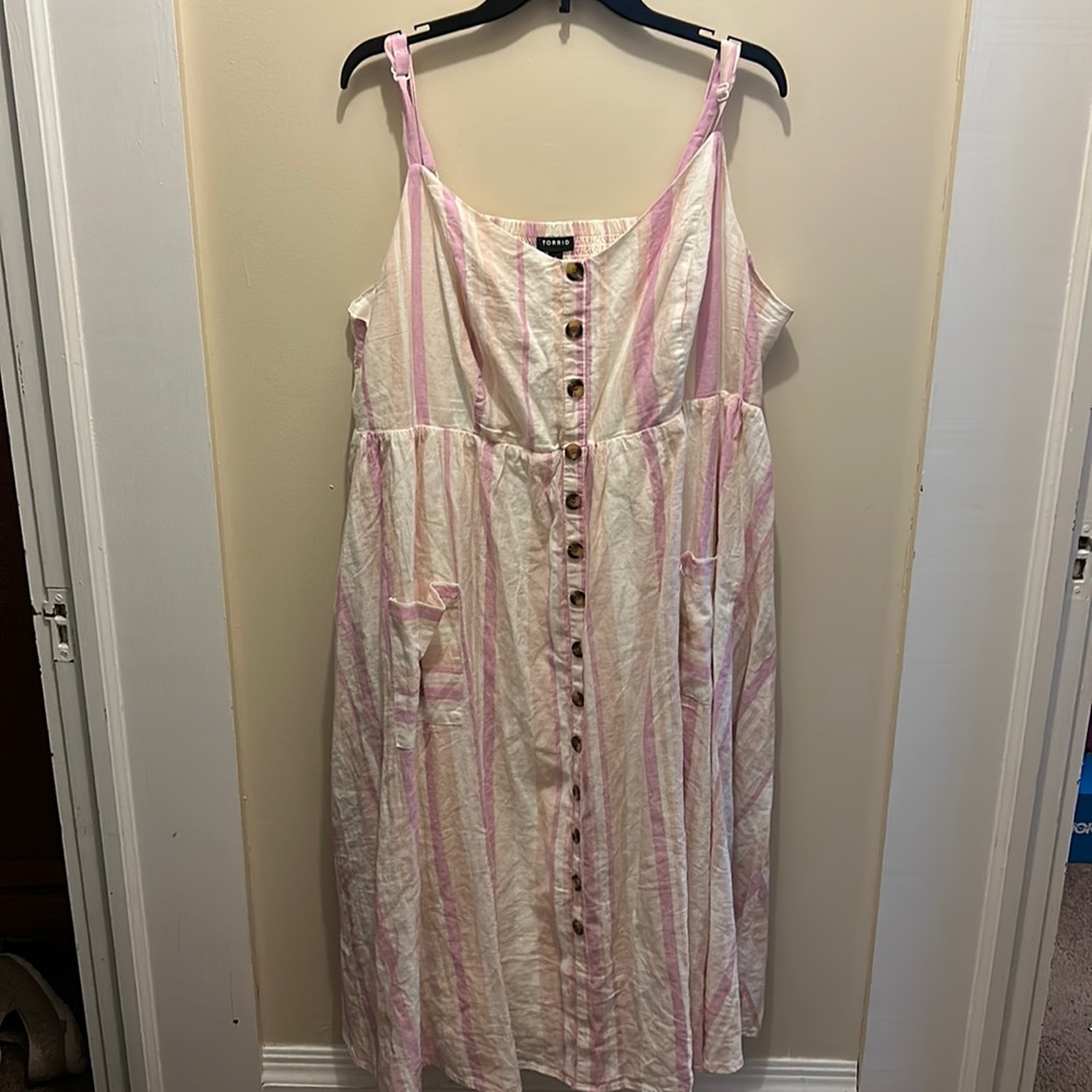 Torrid size 3 striped dress